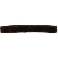 Produktbild von Equithème Teddy Vorderzeugschoner für Warmblut Pferde in Braun aus Polyester