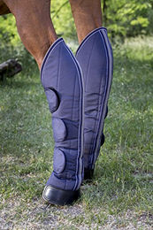 Equithème Transportgamaschen Tyrex 600D Renforcé für Warmblut 4er Set Marineblau – Bild 1 von 3