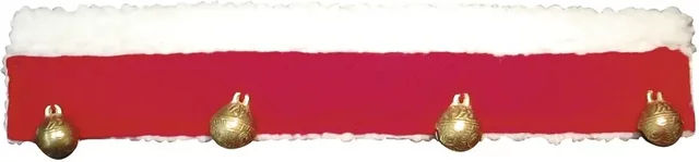 Produktbild von Equithème Trensenhüllen Noël aus Polyester in Rot