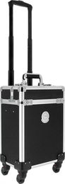 Produktbild von Equithème Trolley-Pflegeset Mallette de pansage aus Kunststoff in Rosa und Schwarz
