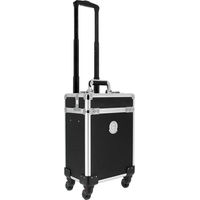 Produktbild von Equithème Trolley-Pflegeset Mallette de pansage aus Kunststoff in Rosa und Schwarz
