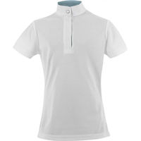 Produktbild von Equithème Turnier-Poloshirt Betty Reitshirt für Mädchen in Weiß