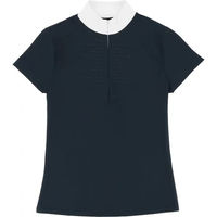 Produktbild von Equithème Turnier-Poloshirt für Damen Blau Größe S