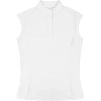 Produktbild von Equithème Turnier-Poloshirt für Damen Judith Weiß XL