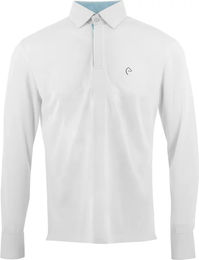 Produktbild von Equithème Turnier-Poloshirt für Herren aus Polyester in Weiß Größe XXL