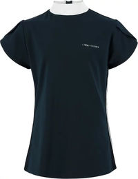 Produktbild von Equithème Turnier-Poloshirt für Mädchen in Blau