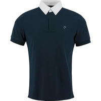 Produktbild von Equithème Turnier-Poloshirt Reitshirt aus Polyamid Blau Unisex Größe M