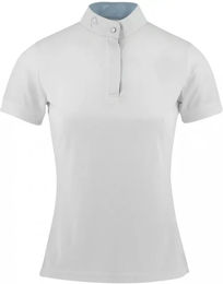 Produktbild von Equithème Turnierpolo Betty Reitshirt für Damen in Weiß XL