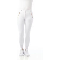 Produktbild von Equithème Turnierreithose Mid Grip Damen Weiß Gold Polyamid Größe 44