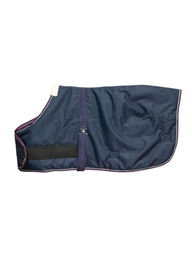 Equithème Tyrex 1200 D Fohlendecke für Fohlen und Ponys Grösse S 65 cm marineblau bordeauxrot – Bild 1 von 3