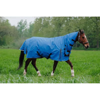 Produktbild von Equithème Tyrex 1200D Aisance Combo Outdoor-Decke für Pferde Blau 6'6