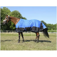 Produktbild von Equithème Tyrex 1200D Aisance Pferdedecke Blau Schwarz
