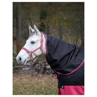 Produktbild von Equithème Tyrex 1200D Halstuch für Ponys Schwarz Rot