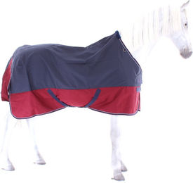 Equithème Tyrex 1200D Winterdecke für Pferde mit 300g Füllung Marineblau/Bordeauxrot 165cm – Bild 1 von 5