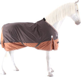 Produktbild von Equithème Tyrex 600D AISANCE Pferdedecke aus Polyester in Grau/Braun