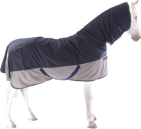 Equithème Tyrex 600D Combo Pferdedecke Navy/Grau – Bild 1 von 5