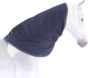 Equithème Tyrex 600D Halsteil für Pferde mit 200g Füllung in Blau und Grau – Bild 1 von 4