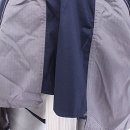 Equithème Tyrex 600D Outdoor-Pferdedecke mit 300g Füllung Marineblau/Grau 215 cm - 300 g – Bild 1 von 4