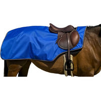 Produktbild von Equithème Tyrex Aisance 1200D Fleece Nierendecke für Pferde in Blau