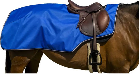 Equithème Tyrex Aisance 1200D Fleece Nierendecke für Pferde in Blau – Bild 1 von 2