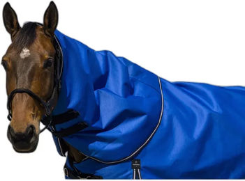 Equithème Tyrex Aisance 1200D Halsdecke für Pferde Blau – Bild 1 von 2