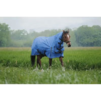 Produktbild von Equithème Tyrex Aisance Combo Outdoor-Pferdedecke 1200D mit 100g Füllung Blau