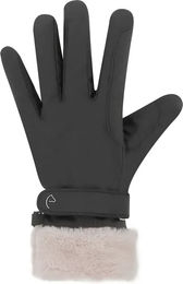 Produktbild von Equithème Valois Reithandschuhe Winter Unisex Schwarz XL wasserabweisend aus Polyester