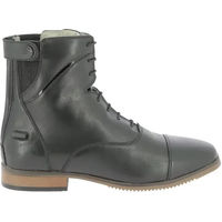 Produktbild von Equithème Wavy Reitstiefel aus Leder mit Reißverschluss und Schnürung Schwarz Unisex Größe 43