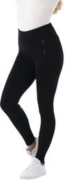 Produktbild von Equithème Winter Reithose für Mädchen Dolomyt Schwarz wasserabweisend aus Polyester