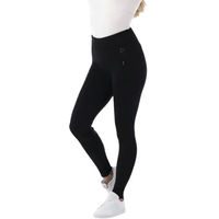 Produktbild von Equithème Winter Reithose für Mädchen Dolomyt Schwarz wasserabweisend aus Polyester