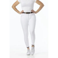 Produktbild von Equithème Yolande Reitturnier-Hose Mid Grip Unisex Weiß Größe 36 wasserabweisend
