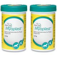 Produktbild von Equitop Myoplast Granulat Aufbaufutter für Muskelaufbau sowie Gelenke, Muskeln und Knochen 3000g