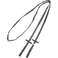 Produktbild von EQUIVA Antislip Zügel für Warmblut aus Leder in Schwarz