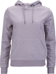 EQUIVA Damen Hoodie New York aus Baumwolle in Lila und Grau Größe S – Bild 1 von 5
