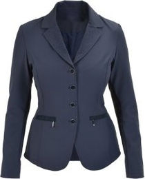 EQUIVA Damen Turnierjacket Frankfurt Reitsakko Blau Größe 42 wasserabweisend – Bild 1 von 8