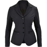 Produktbild von EQUIVA Damen Turnierjacket Wiesbaden Reitsakko Schwarz Größe 42 wasserabweisend