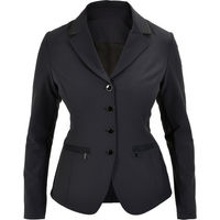 Produktbild von EQUIVA Damen Turnierjacket Wiesbaden Reitsakko wasserabweisend Schwarz Größe 36
