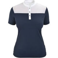 Produktbild von EQUIVA Damen Turniershirt Vienna Reitshirt Blau Größe 40