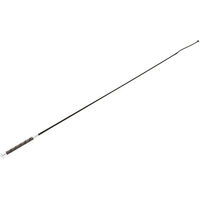 Produktbild von Equiva Dressurgerte New York aus Kunstleder in Grau oder Schwarz - 110 cm