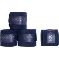 Produktbild von EQUIVA Fleecebandagen Sarin Gamaschen für Pferde Blau 4er Set