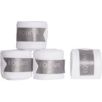 Produktbild von EQUIVA Fleecebandagen Sarin Gamaschen für Pferde Weiß 4er Set