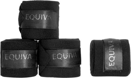 Equiva Fleecebandagen Schwarz – Bild 1 von 1