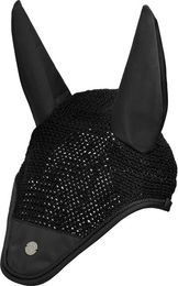 EQUIVA Fliegenhaube für Vollblut Pferde in Schwarz aus Polyester – Bild 1 von 2