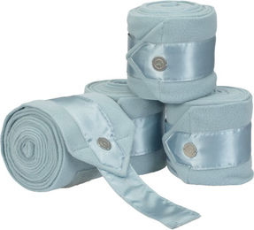 EQUIVA Gamaschen aus Fleece in Blau für Warmblut – Bild 1 von 2