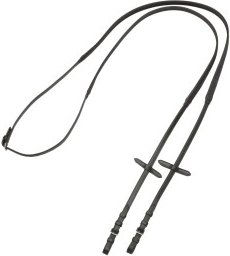Produktbild von EQUIVA Gummizügel schmal für Ponys in Schwarz