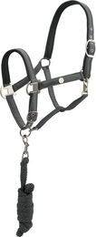 Equiva Halfter aus Satin mit Strick für Warmblut aus Polyester – Bild 1 von 2