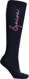 Produktbild von Equiva Kniestrümpfe Greenville für Damen aus Nylon in Blau und Schwarz Größe 35-38