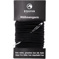 Produktbild von EQUIVA Mähnengarn Schwarz zur Mähnen- und Schweifpflege