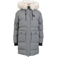 Produktbild von Equiva Parkajacke Maastricht für Damen in Grau mit synthetischen Daunen und wasserdichtem Material