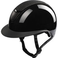 Produktbild von EQUIVA Reithelm Atlanta für Damen in Schwarz aus Kunststoff Größe 59-61cm